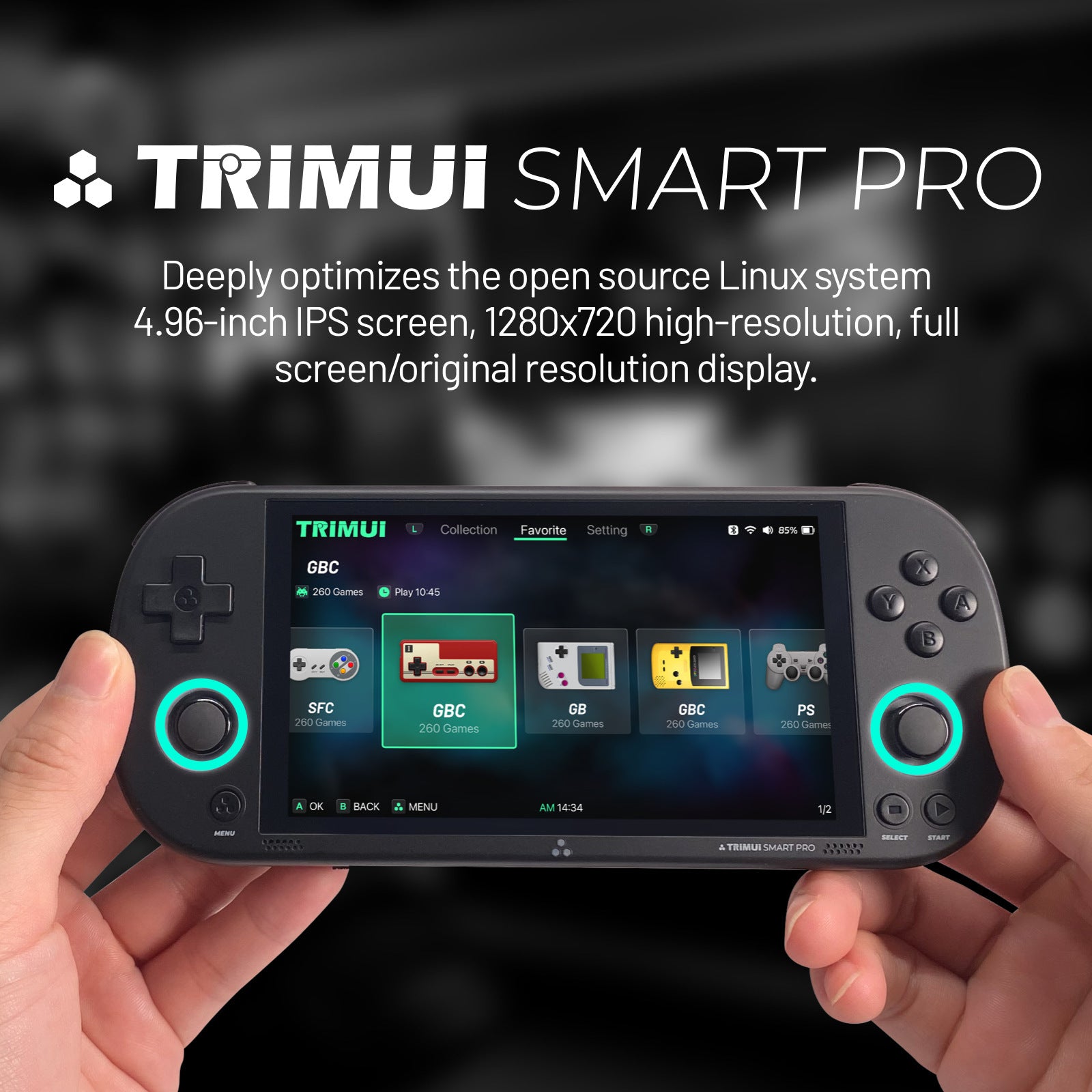 Trimui Smart Pro Open Source Handheld Game Console