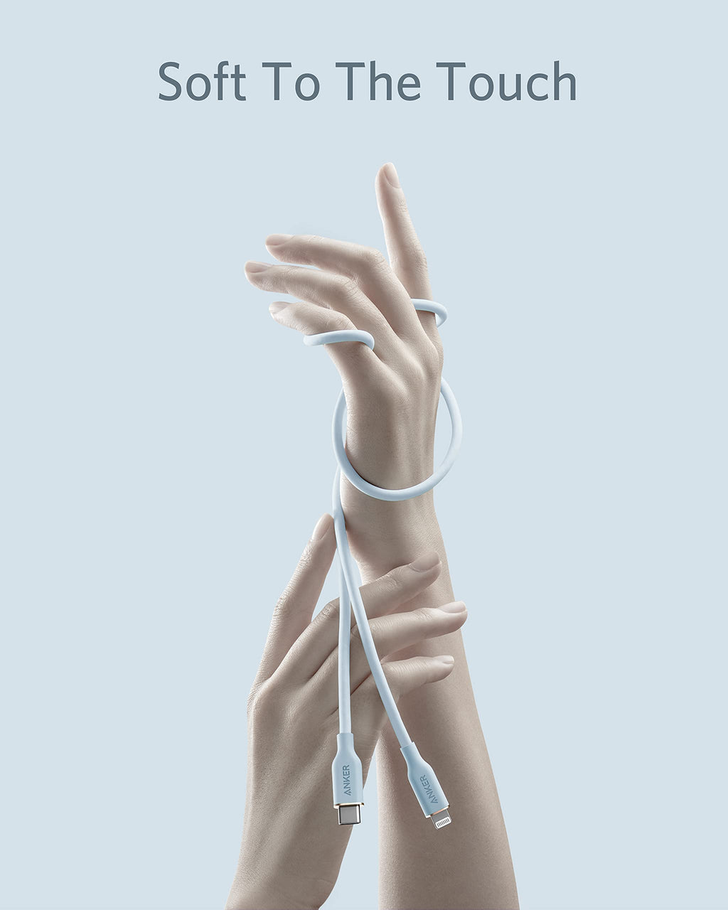 Anker 641 USB-C to Lightning Cable Flow Silicone - Soft Touch Durability and Fast Charging on the Go by Anker