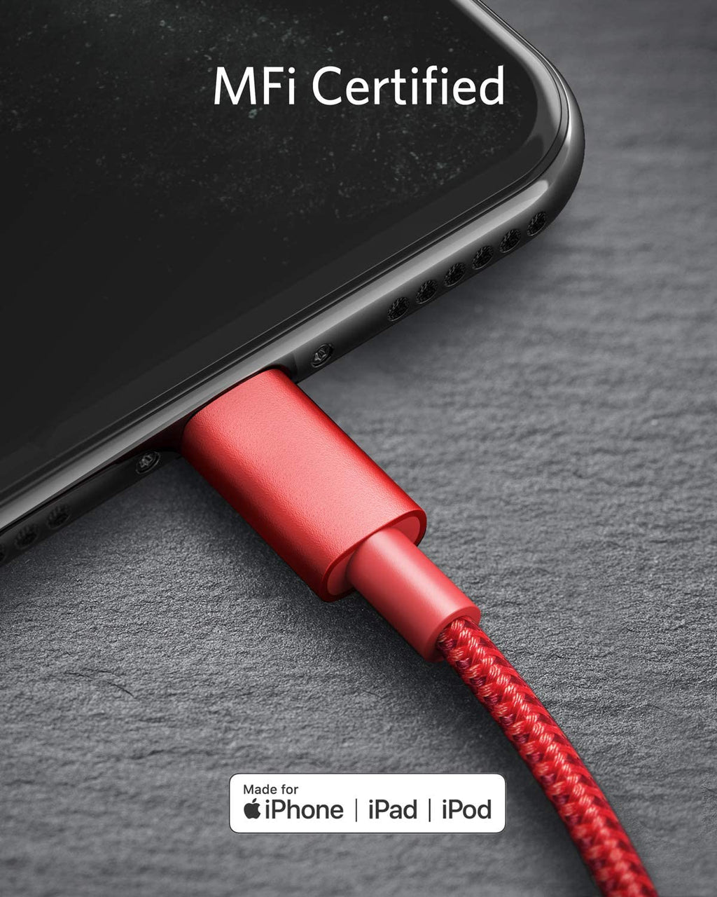 Anker 331 USB-C to Lightning Cable - Durable Fast Charging for iPhone On The Go Everyday by Anker