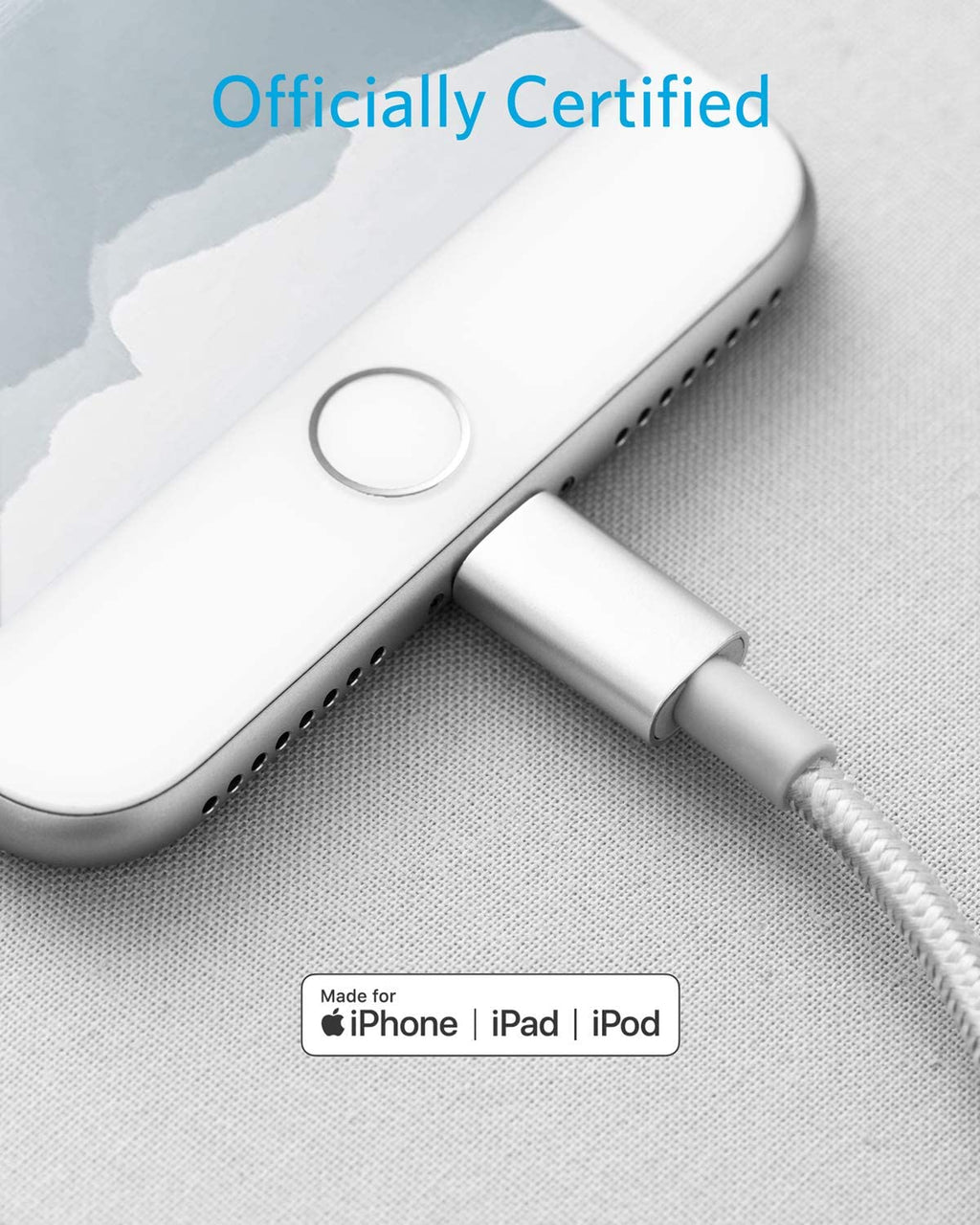 Anker 331 USB-C to Lightning Cable - Durable Fast Charging for iPhone On The Go Everyday by Anker