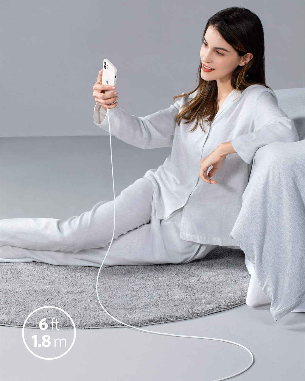 Anker 641 USB-C to Lightning Cable Flow Silicone - Soft Touch Durability and Fast Charging on the Go by Anker