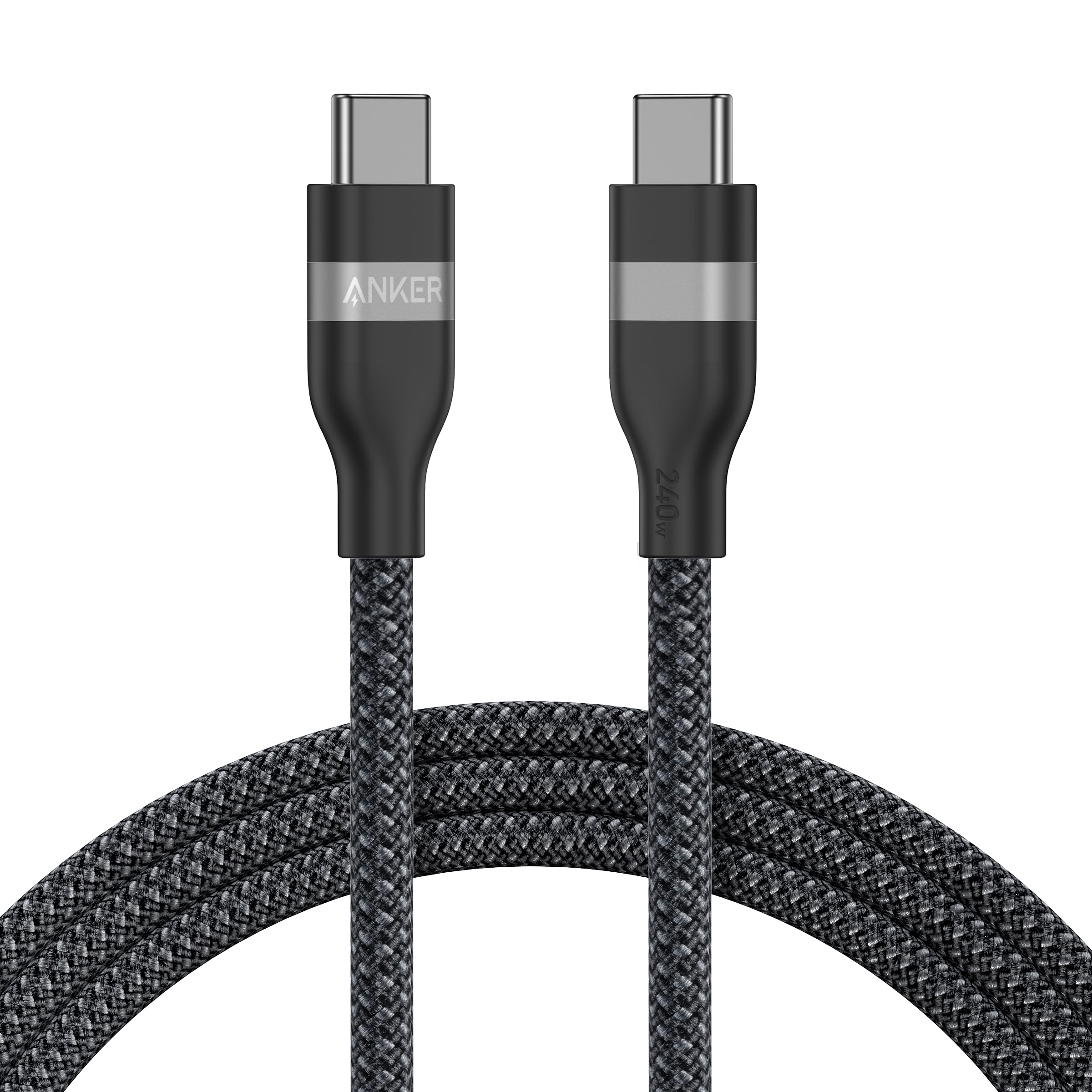 Anker USB-C To USB-C Cable 240W Upcycled Braided - Ultra Fast Charging For Laptops And Phones by Anker