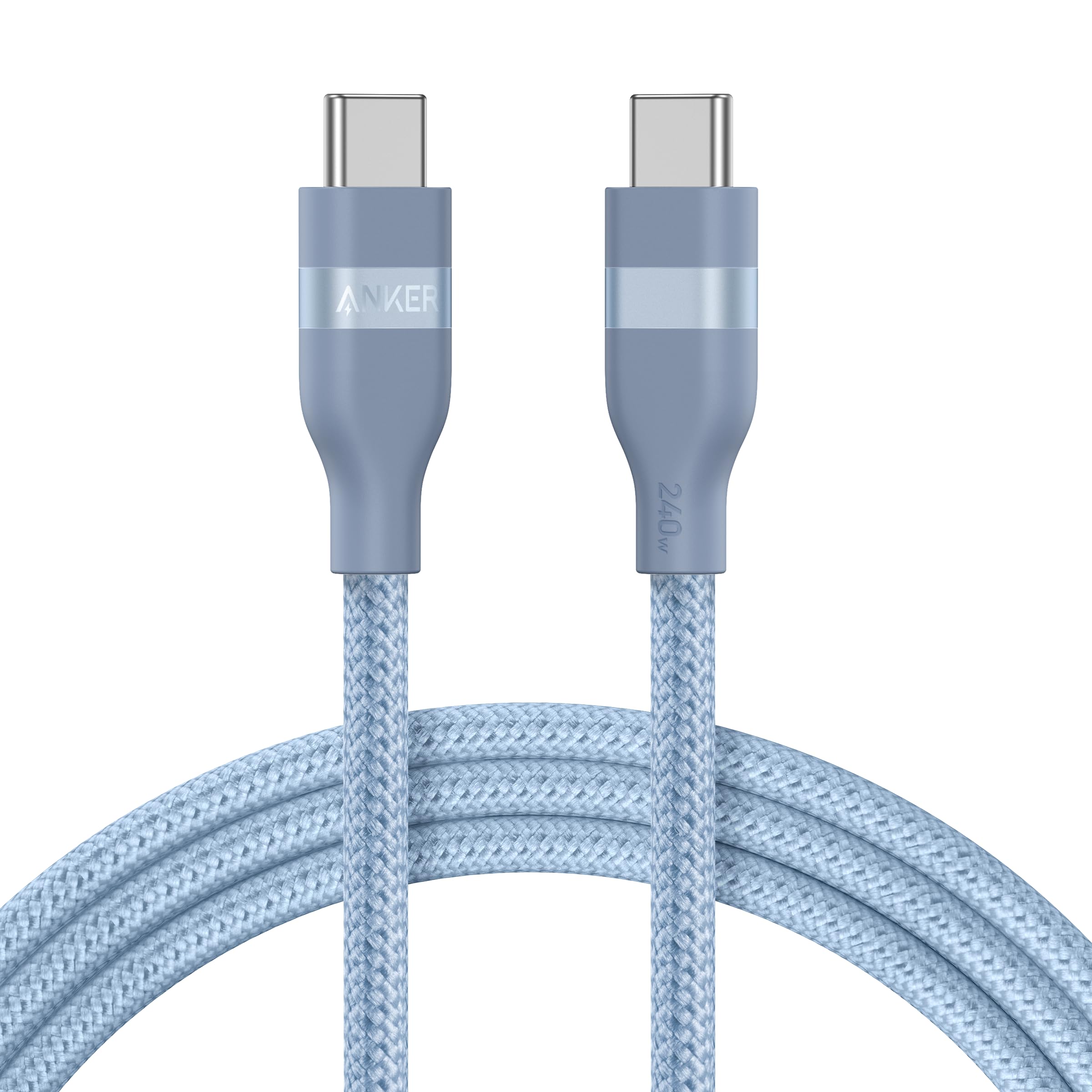 Anker USB-C To USB-C Cable 240W Upcycled Braided - Ultra Fast Charging For Laptops And Phones by Anker