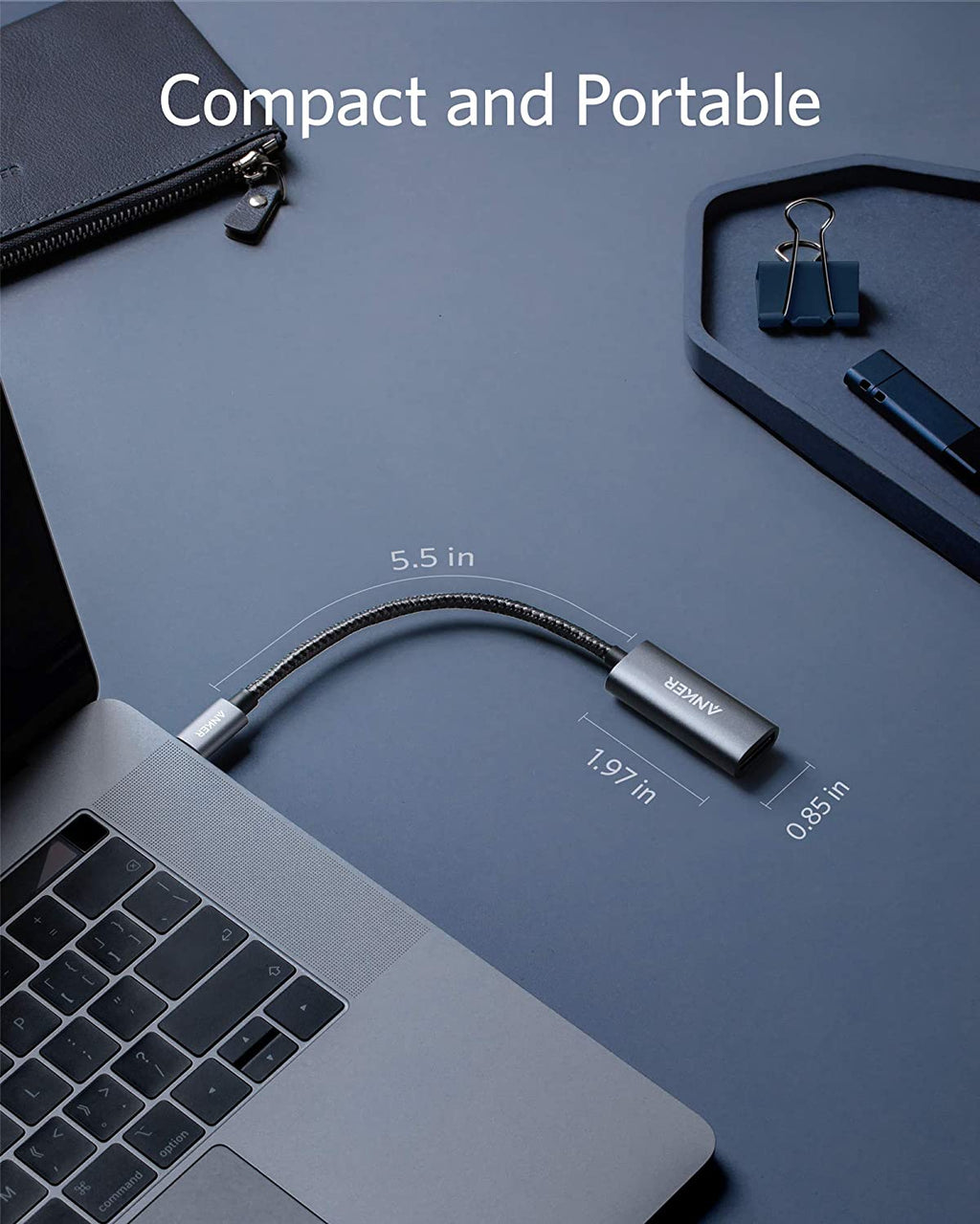 Anker PowerExpand USB-C To DisplayPort Adapter - 4K Ready External Display For Laptops by Anker