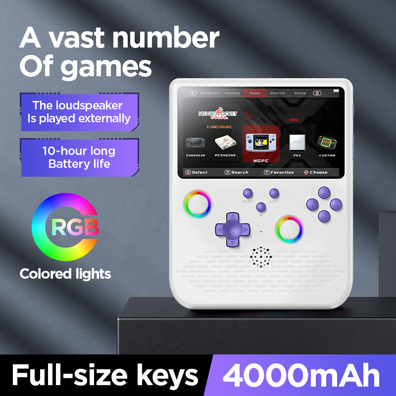 H5 50-Inch IPS Large-Screen Handheld Game Console - Immersive Portable Gaming With Built-In Music by Tech-Home Store
