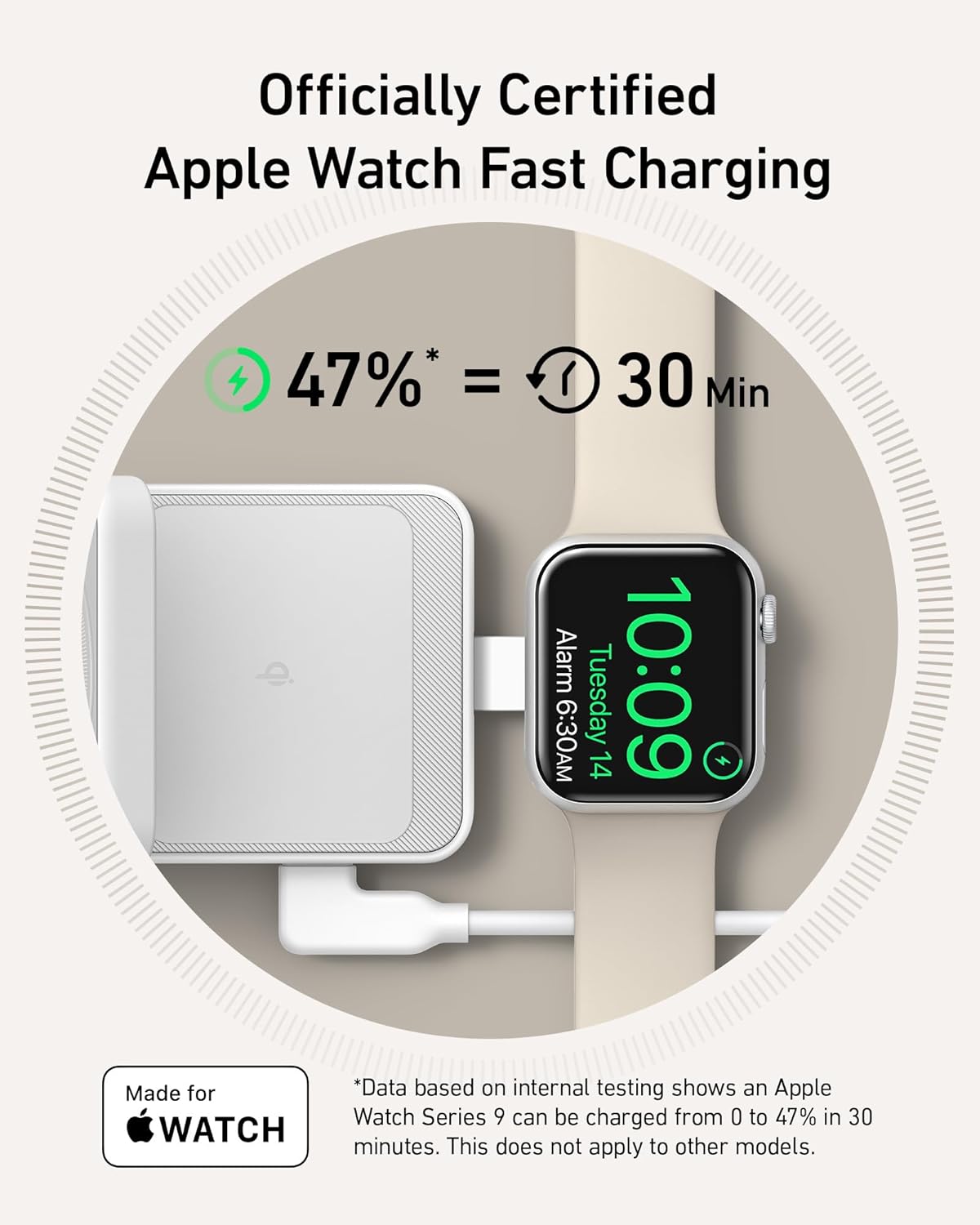 Anker MagGo Wireless Charging Station Foldable 3-in-1 - MagSafe 15W Wireless Charger for iPhone Apple Watch AirPods by Anker