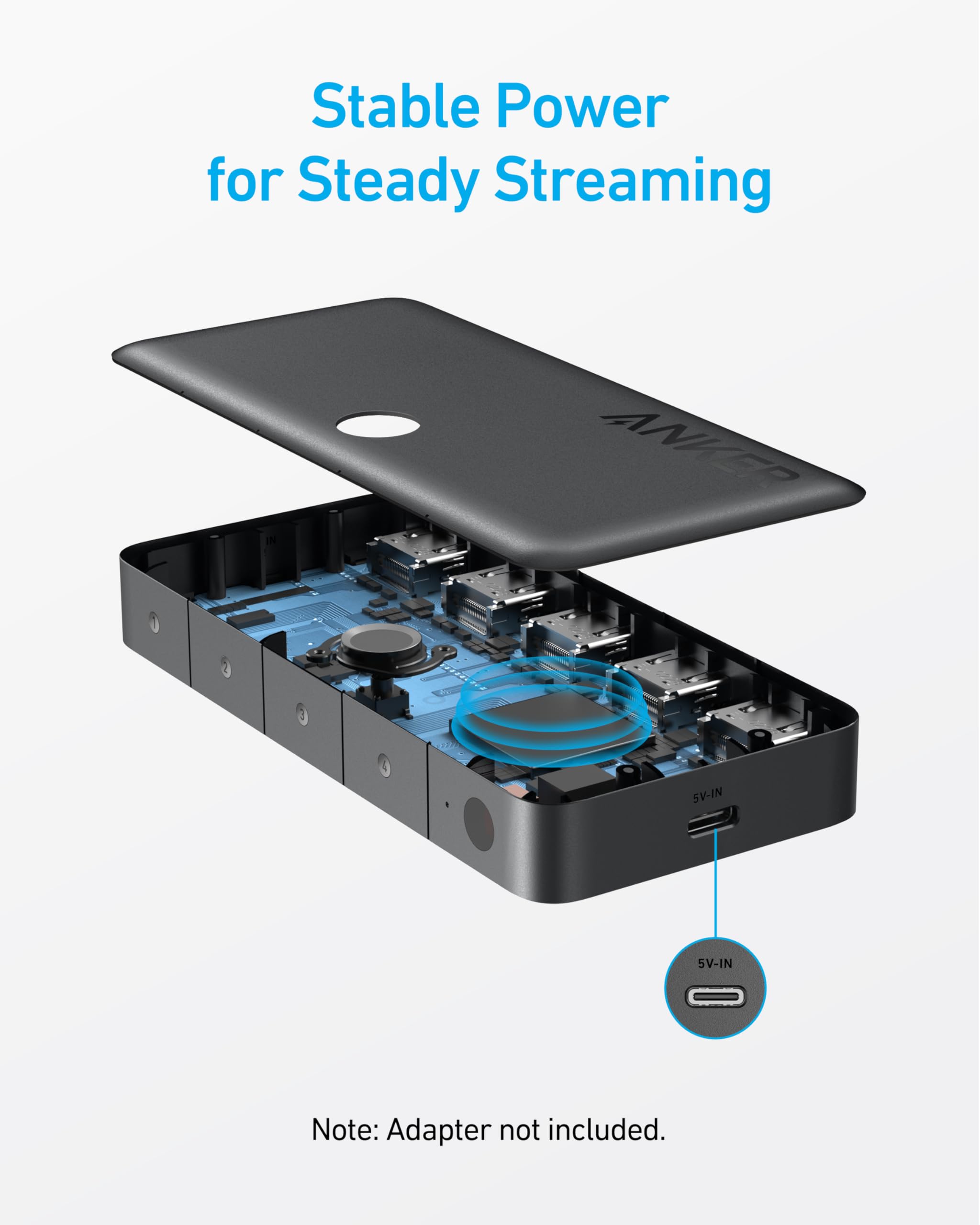 Anker HDMI Switch 4 In 1 Out 4K HDMI - Centralize Four Sources For Seamless Home Theater by Anker