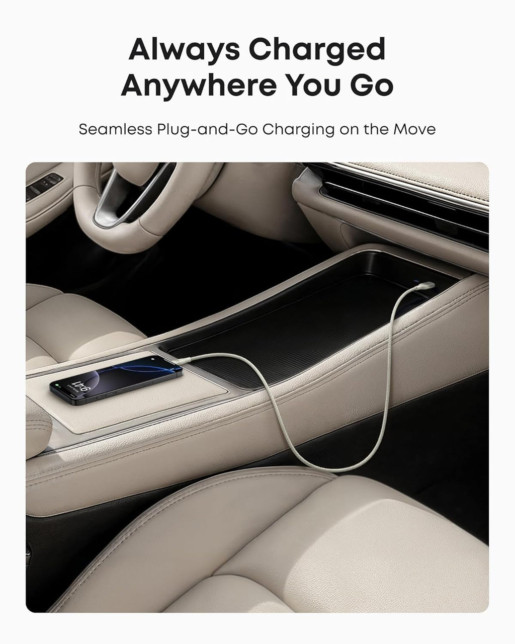 Anker USB A to USB C Cable - Upcycled Braided Design for Reliable Charging with 3 ft or 6 ft Lengths by Anker