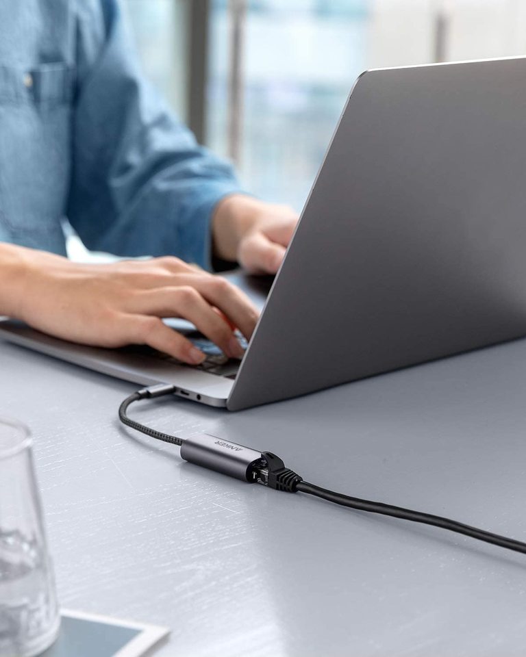 Anker PowerExpand USB-C to Gigabit Ethernet Adapter - Stable 1 Gbps Wired Internet by Anker