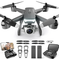 V14 Professional Drone - 6K Dual Camera WiFi FPV Portable RC Quadcopter With Two Batteries by Tech-Home Store