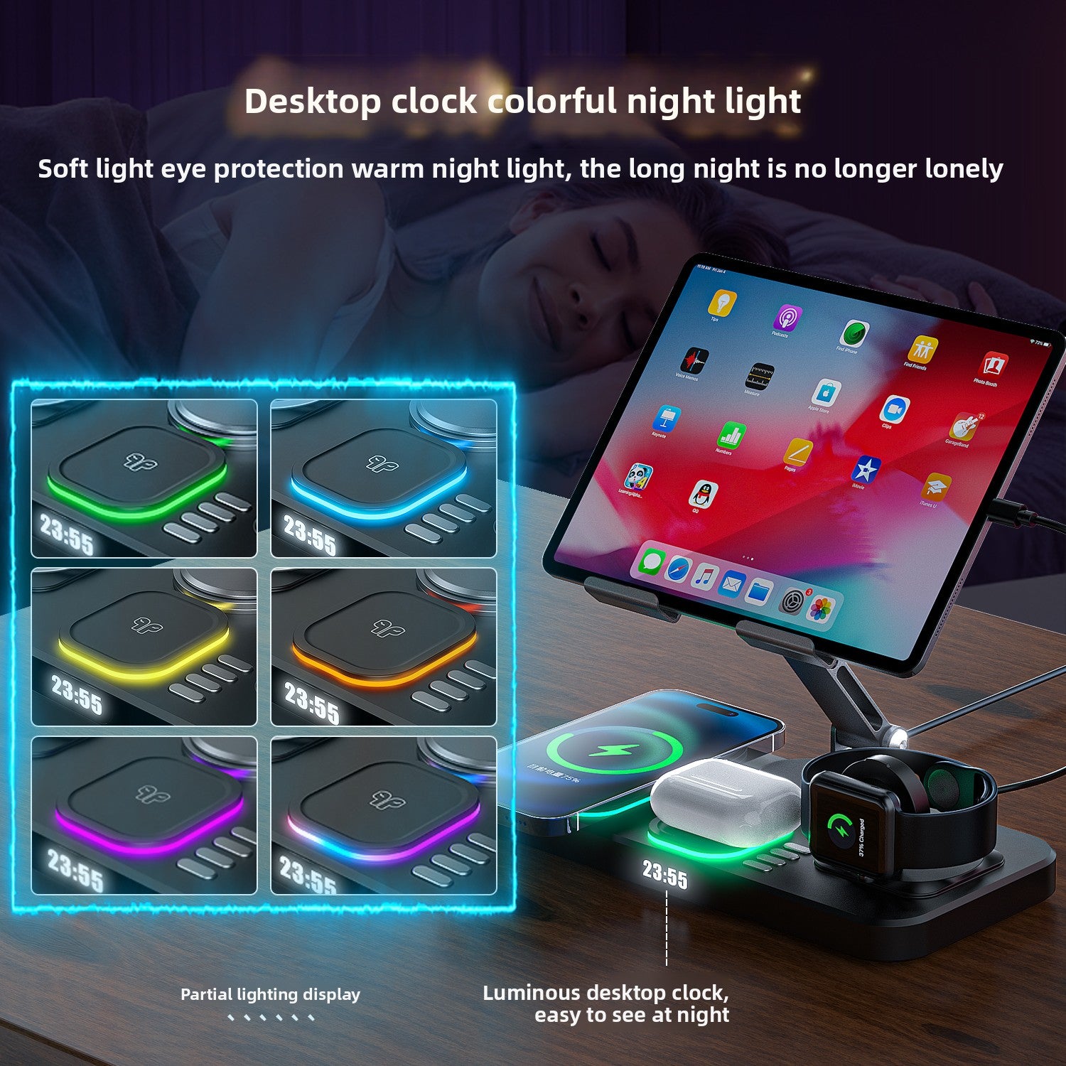 7 in 1 Wireless Charger Stand
