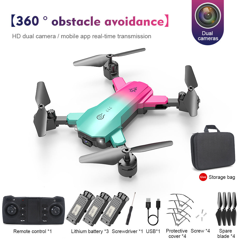 New Cross-border Four-axis Aircraft Optical Flow Obstacle Avoidance UAV Long Endurance HD Aerial Remote-control Aircraft Drone by Tech-Home Store
