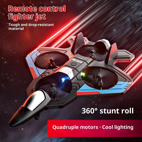 4DRC Remote Control Aircraft V50 Children's Fighter Model Airplane Boy Toy by Tech-Home Store