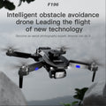 F196 Beginner-Friendly FPV Drone - Dual Cameras And Obstacle Avoidance For Safe, Confident Flying by Tech-Home Store