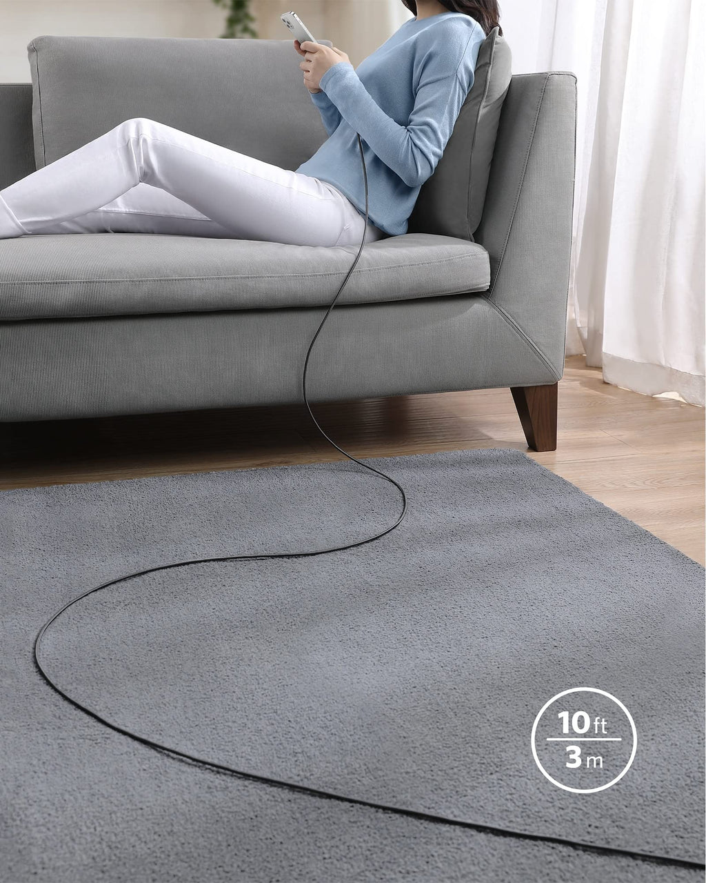 Anker 331 USB-C to Lightning Cable - Durable Fast Charging for iPhone On The Go Everyday by Anker