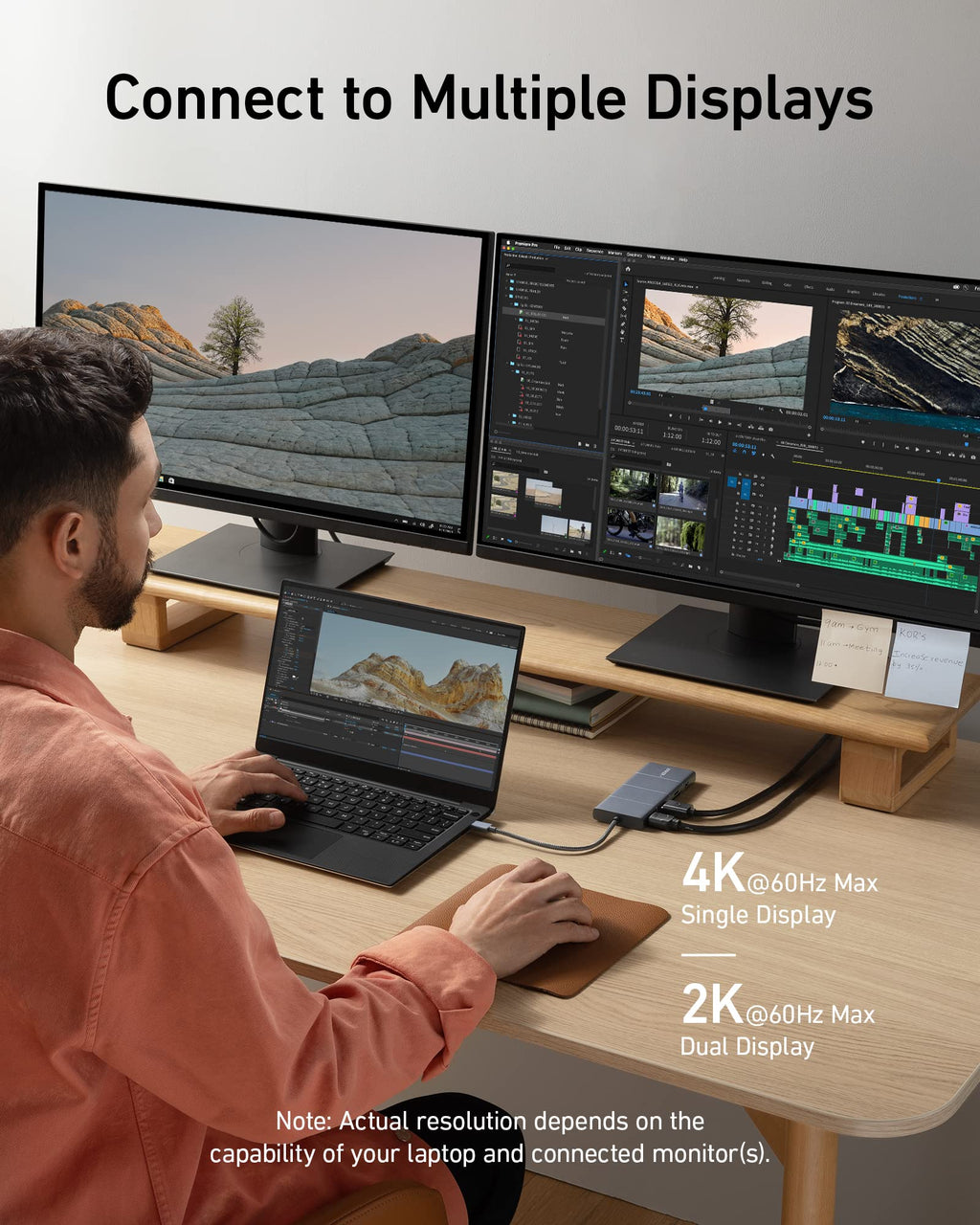 Anker 565 USB-C Hub 11-In-1 - Expand One USB-C Port Into 11 Ports With Fast Data Video Output And Charging by Anker