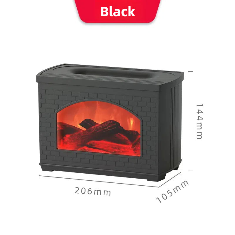 New Simulated Fireplace Air Humidifier Flame Effect