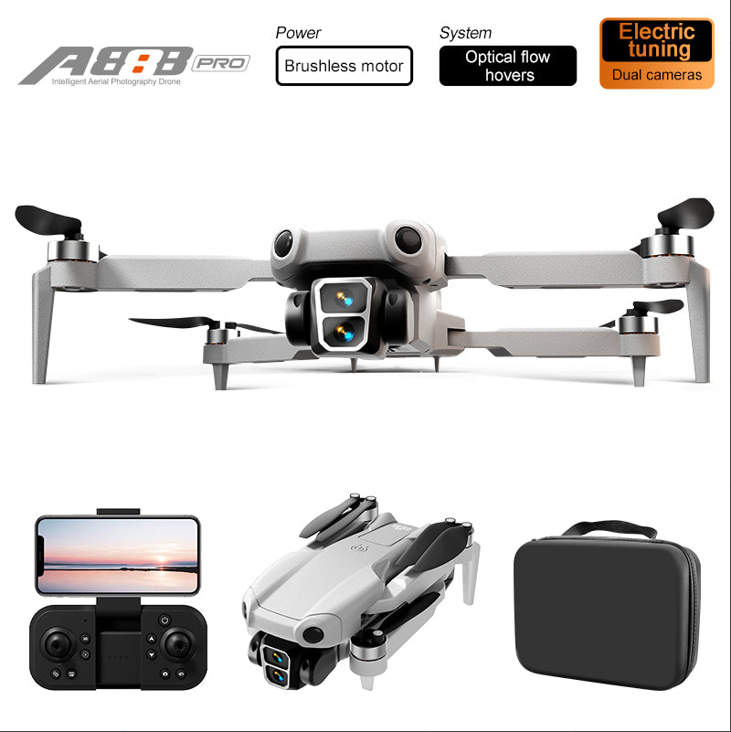 A888 Neo Drone With Dual Camera & Brushless Motor, -Free Quadcopter Suitable For Beginners, One-Click Takeoff/Landing, /, /Outdoor Aerial Shooting, Compatible For & Hobbyists by Tech-Home Store