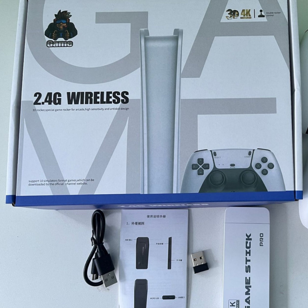 M15 Home TV Game Console - 64GB Storage With Dual 2.4G Wireless Controllers For Family Multiplayer by Tech-Home Store