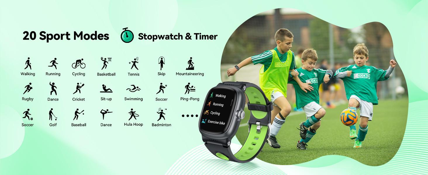 K1 Children's Smart Watch - All-Day Fitness Tracking With 21 Day Battery Life And IP68 Waterproof For Kids by Tech-Home Store