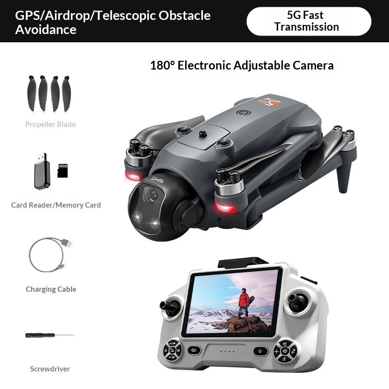 Drone With GPS-enabled Smart Positioning For Aerial Photography by Tech-Home Store