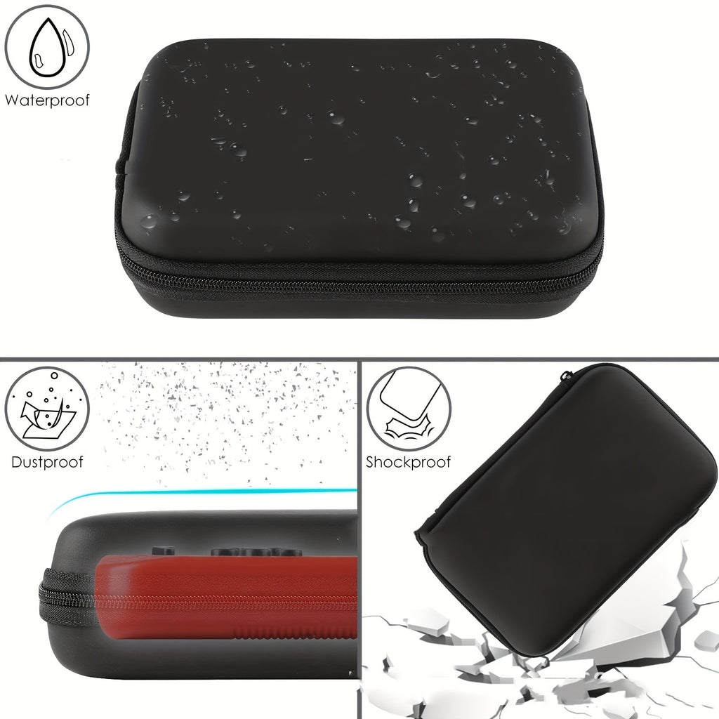 RetroGuard Mini PSP Storage Bag - Durable PU Exterior Case With Carry Handle For Portable Gaming by Tech-Home Store