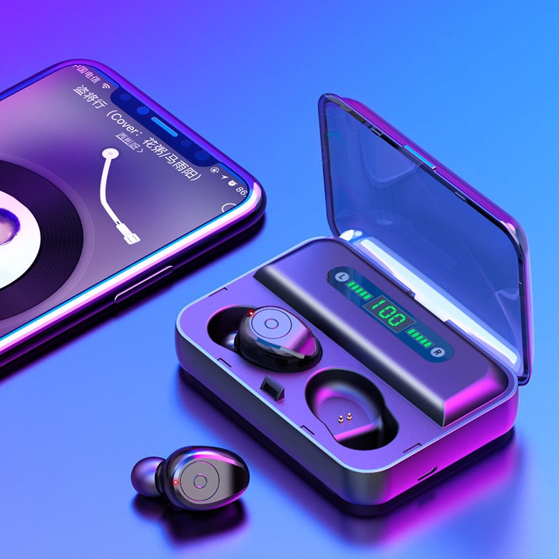 NovaSound Multifunction Bluetooth Headset - Premium Sound With Bass And 2000mAh Power Bank Case by Tech-Home Store