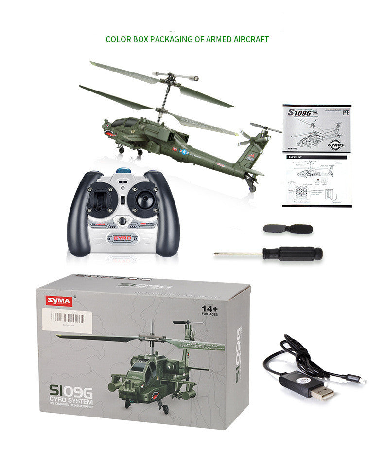 Fighter Apache RC Helicopter - Anti Fall Design For Stable Indoor Outdoor Flying by Tech-Home Store