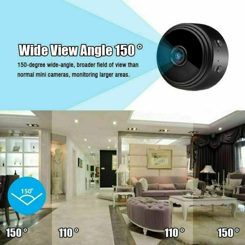 Mini Hidden Spy Camera Wireless Wifi IP Home Security 1080P HD DVR Night Vision by Anker
