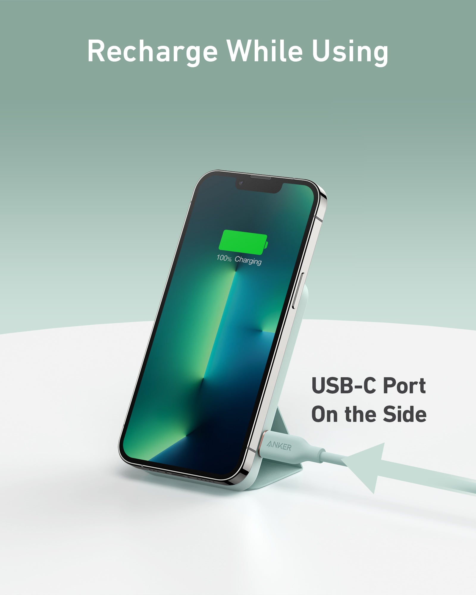 Anker 622 Magnetic Battery MagGo - Slim Magnetic Power Bank For iPhone 12, 13, 14 With Hands Free Convenience by Anker