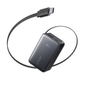 Anker Nano Power Bank - High Capacity 10K 45W Fast Charging With Built In Retractable USB C Cable by Anker