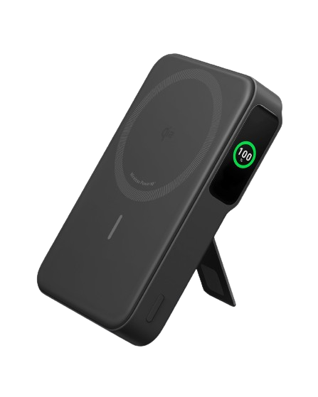 Anker MagGo Power Bank 10K - Qi2 Wireless Charger With Built In Stand And Smart Display by Anker