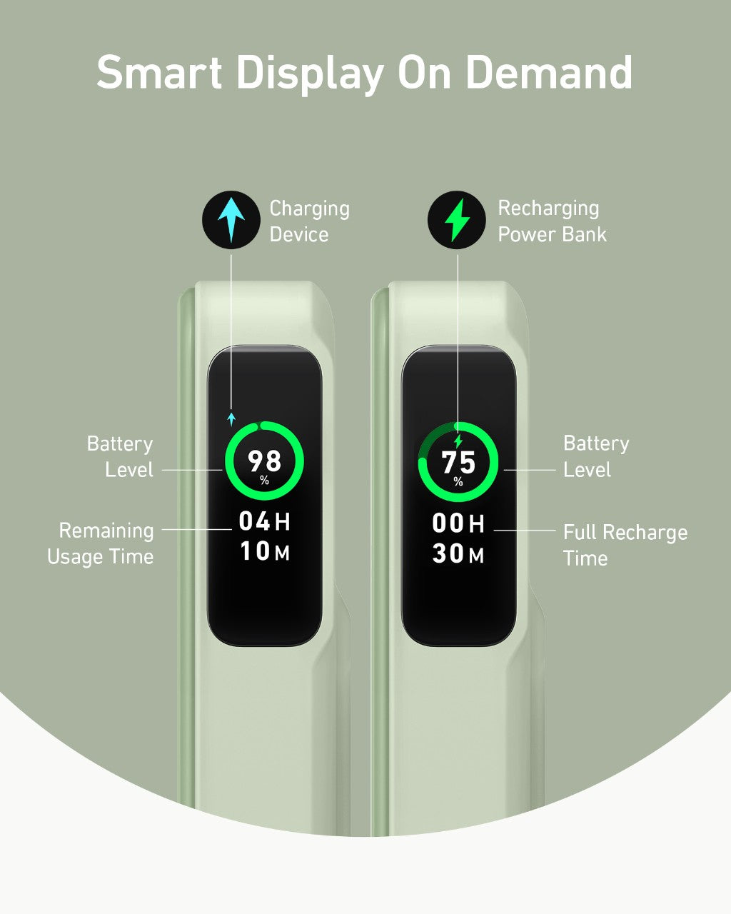Anker MagGo Power Bank 10K - Qi2 Wireless Charger With Built In Stand And Smart Display by Anker