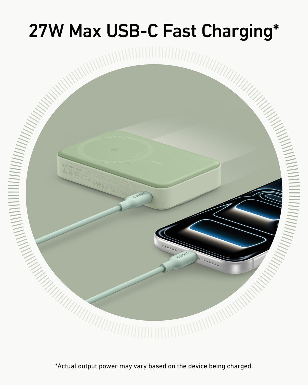 Anker MagGo Power Bank 10K - Qi2 Wireless Charger With Built In Stand And Smart Display by Anker