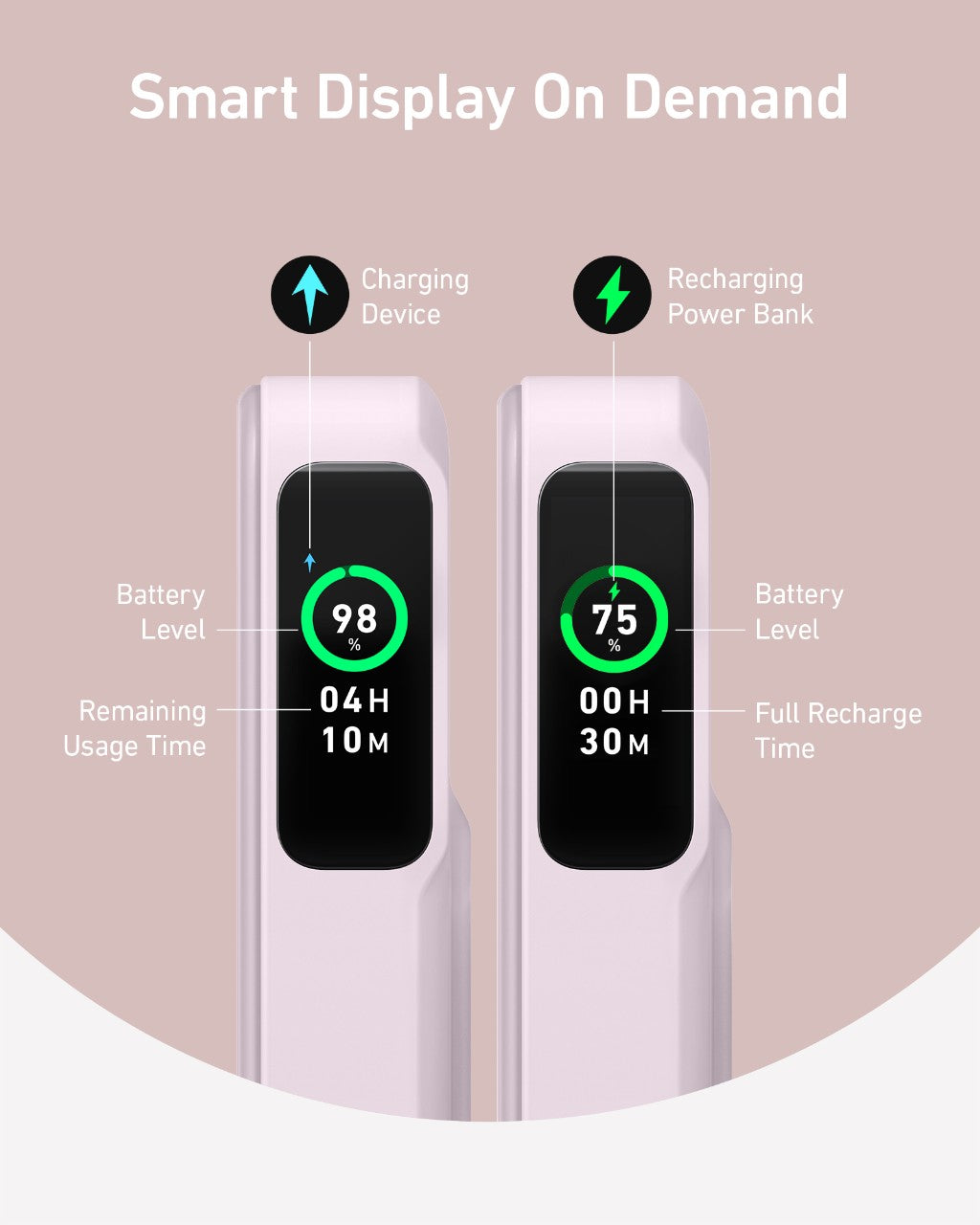 Anker MagGo Power Bank 10K - Qi2 Wireless Charger With Built In Stand And Smart Display by Anker