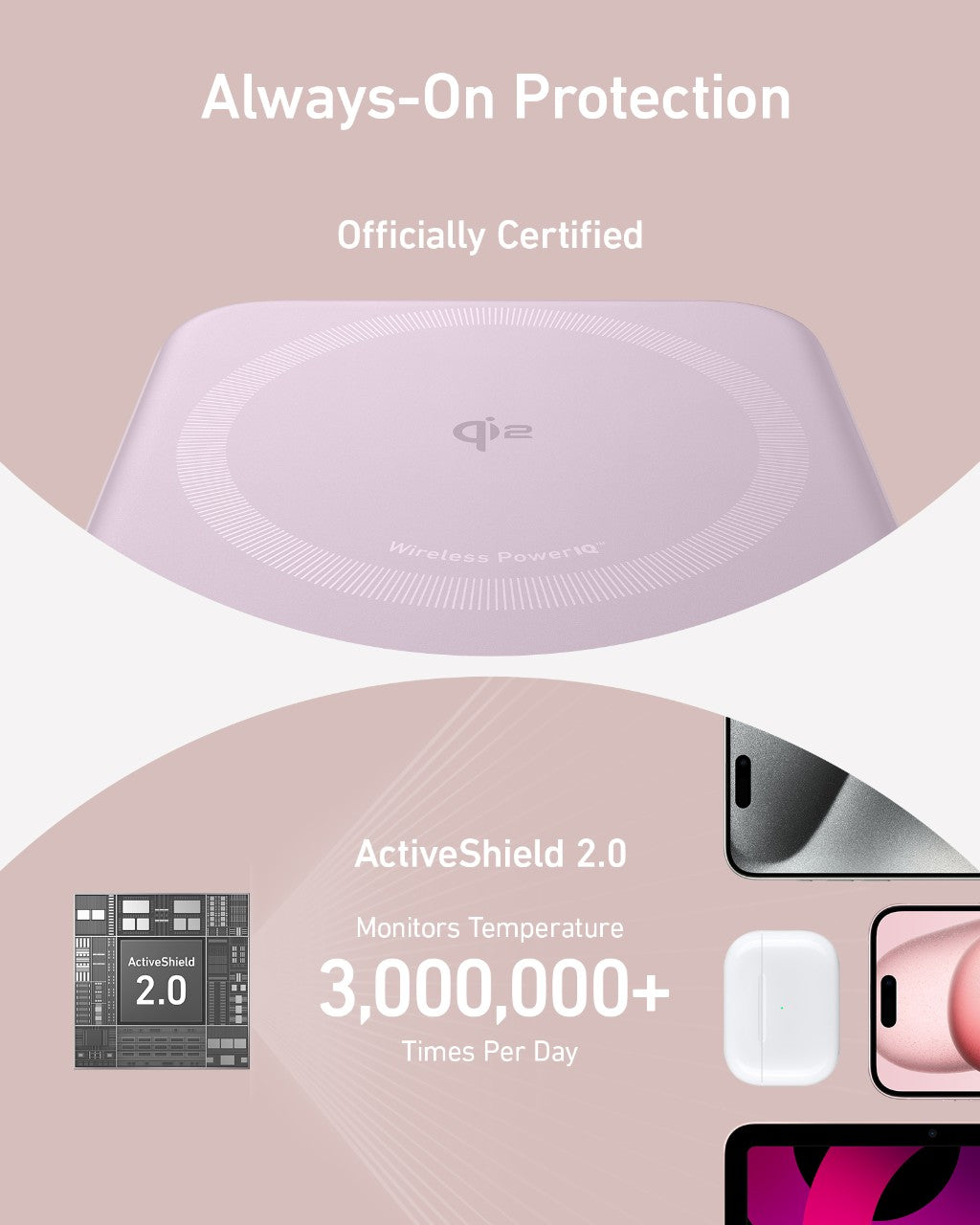 Anker MagGo Power Bank 10K - Qi2 Wireless Charger With Built In Stand And Smart Display by Anker