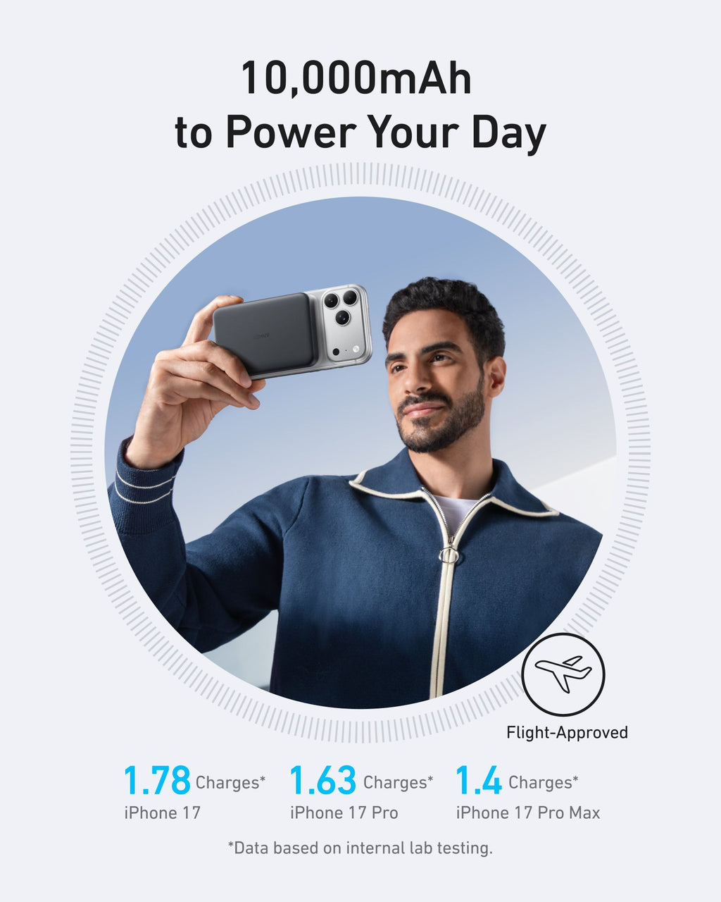 Anker MagGo Power Bank 10K Slim - Fast Magnetic Wireless Charging for iPhone 12–15 and More by Anker