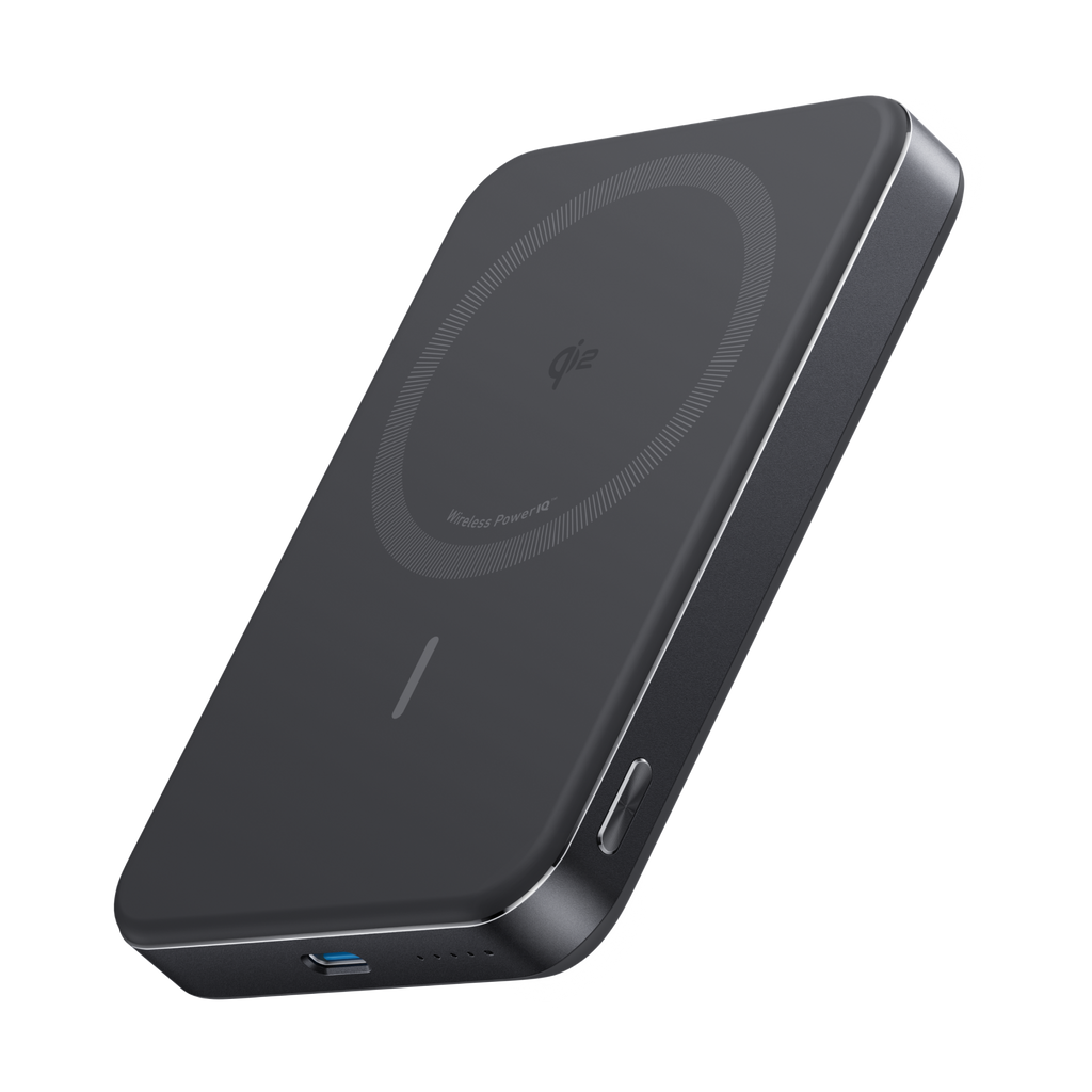 Anker MagGo Power Bank 10K Slim - Fast Magnetic Wireless Charging for iPhone 12–15 and More by Anker