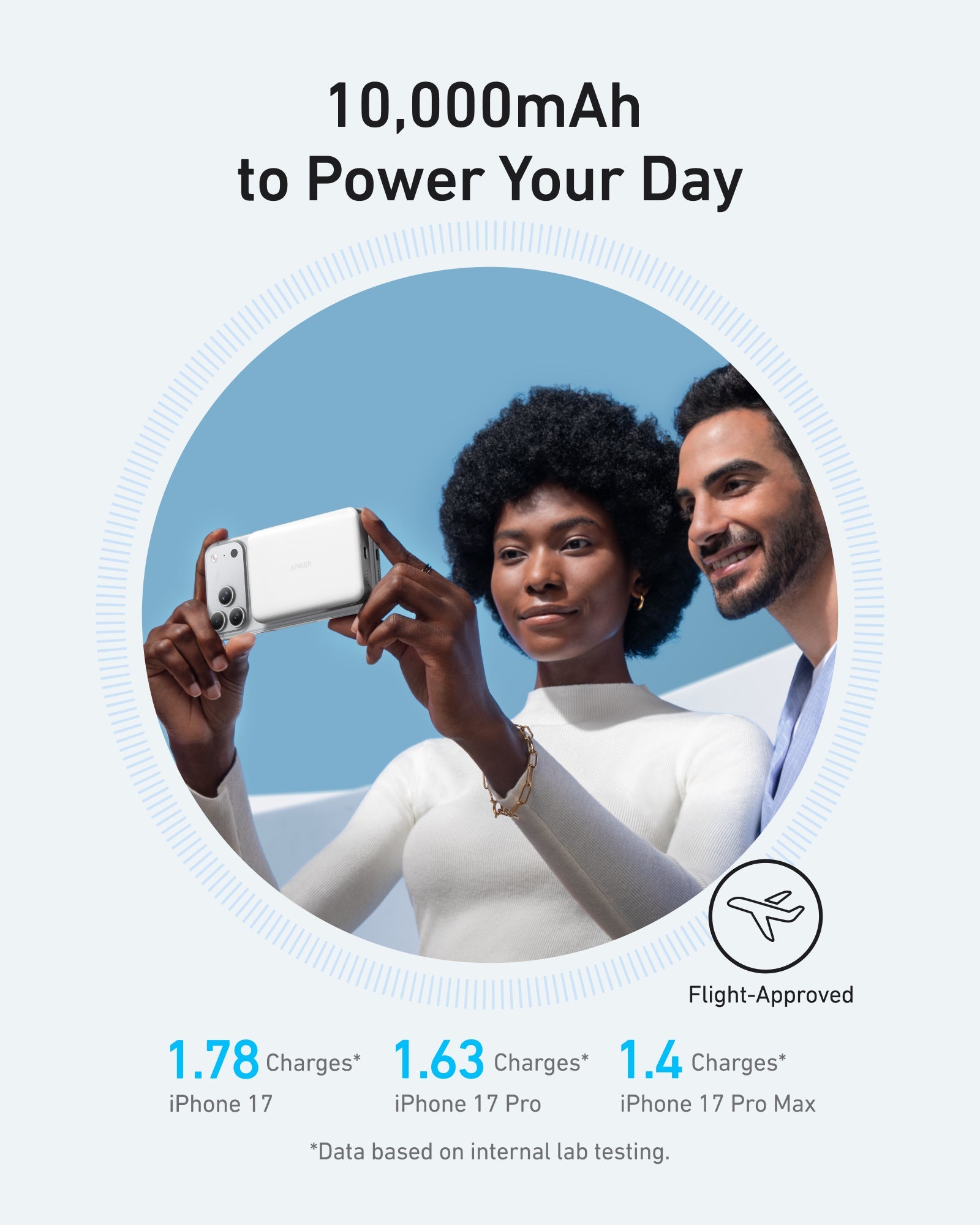 Anker MagGo Power Bank 10K Slim - Fast Magnetic Wireless Charging for iPhone 12–15 and More by Anker