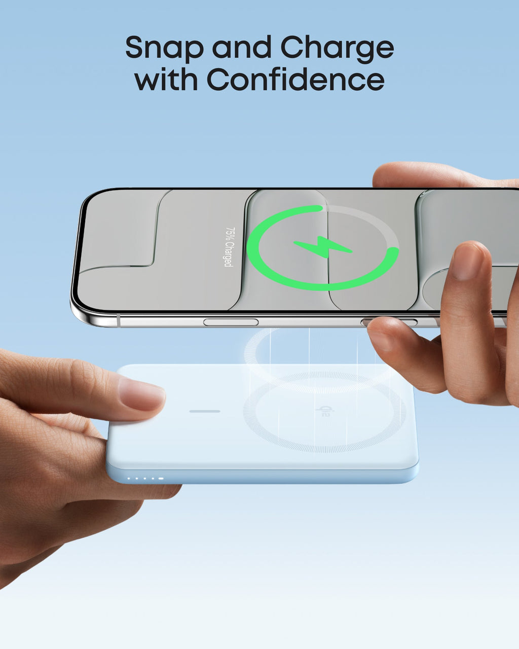 Anker Nano Power Bank - Ultra Slim 5K MagGo Magnetic Charger With MagSafe Compatibility by Anker