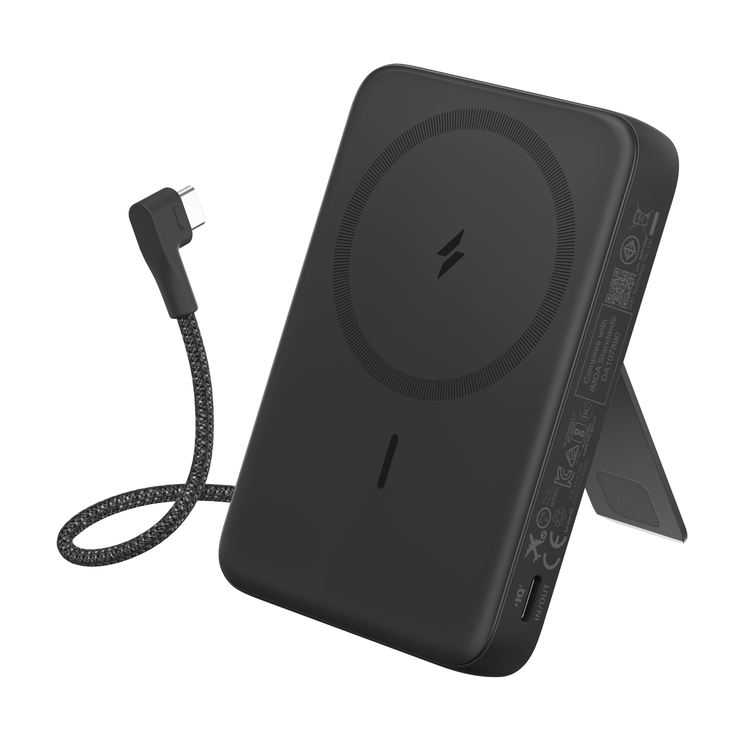 Anker Zolo Magnetic Power Bank (10K, 30W, Built-in USB-C Cable) by Anker