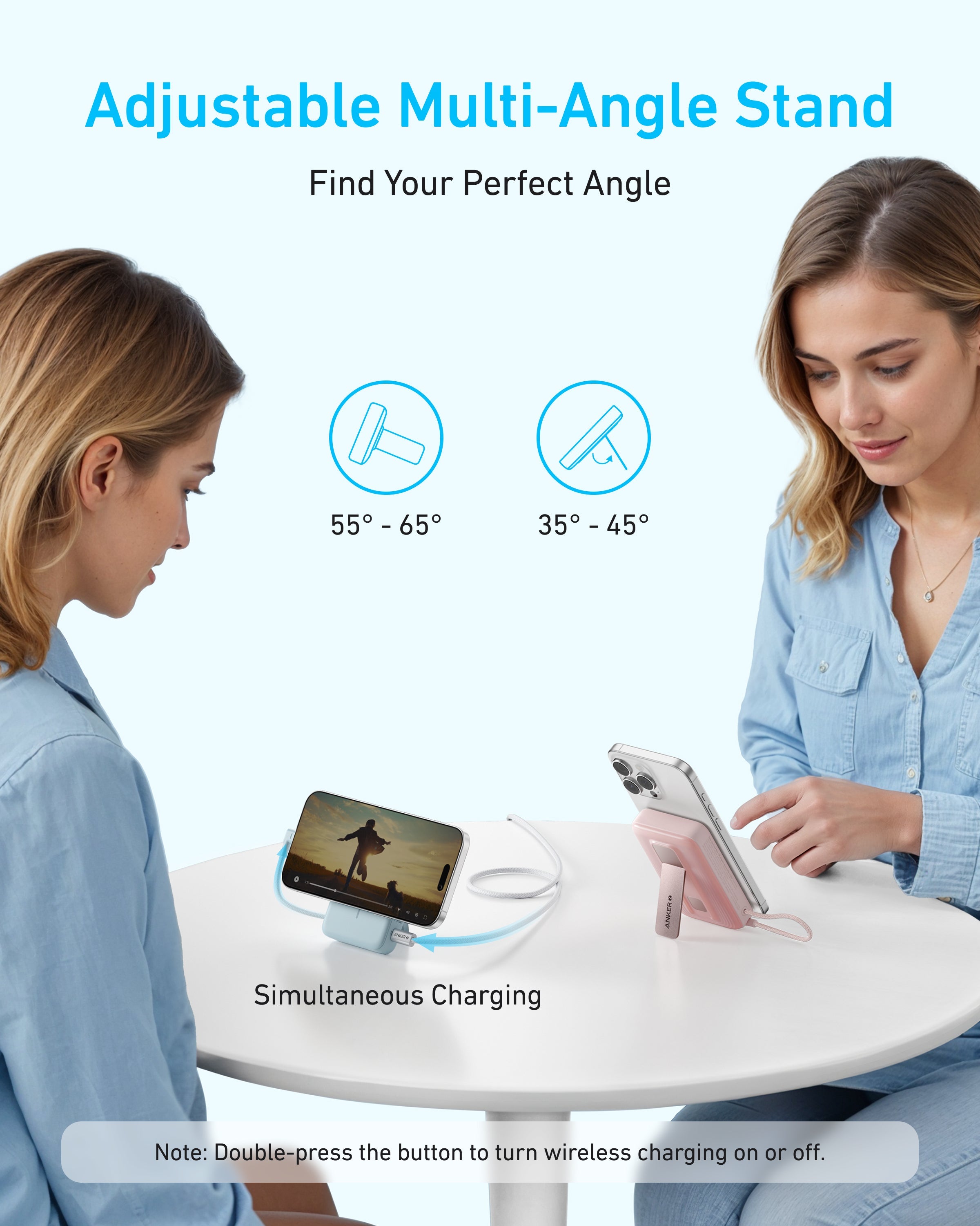 Anker Zolo Magnetic Power Bank (10K, 30W, Built-in USB-C Cable) by Anker
