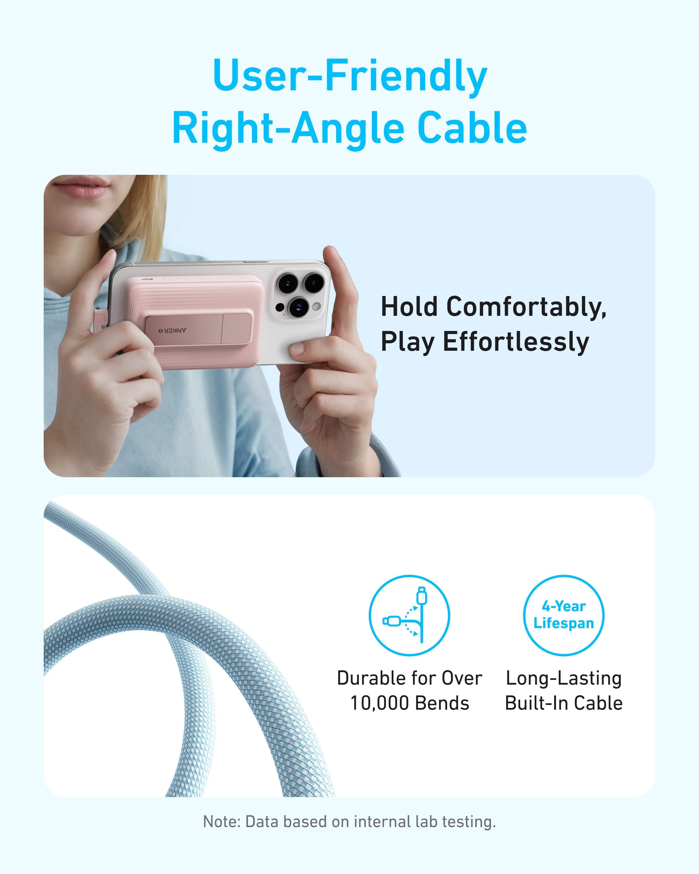 Anker Zolo Magnetic Power Bank (10K, 30W, Built-in USB-C Cable) by Anker