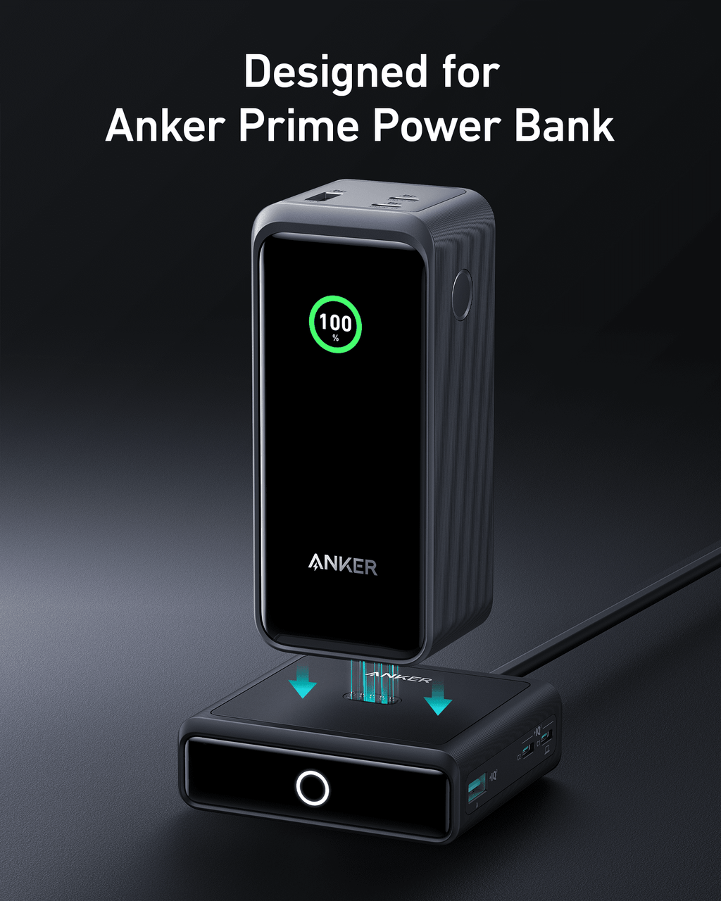 Anker 100W Charging Base For Anker Prime Power Bank Fast Shared Power Across Multiple Devices by Anker