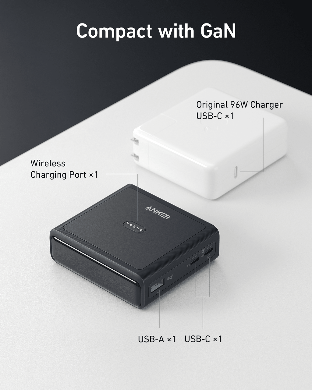 Anker 100W Charging Base For Anker Prime Power Bank Fast Shared Power Across Multiple Devices by Anker