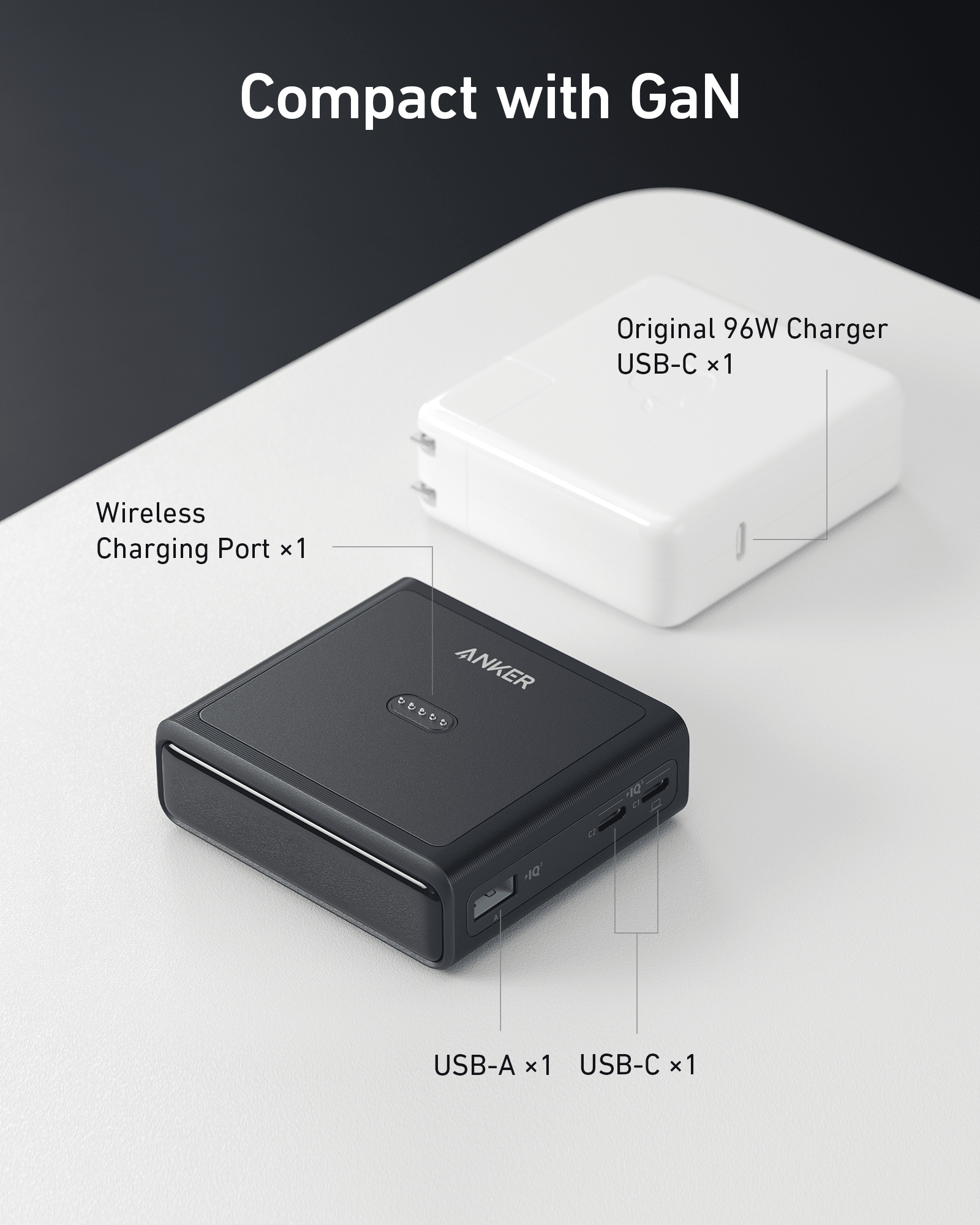 Anker 100W Charging Base For Anker Prime Power Bank Fast Shared Power Across Multiple Devices by Anker