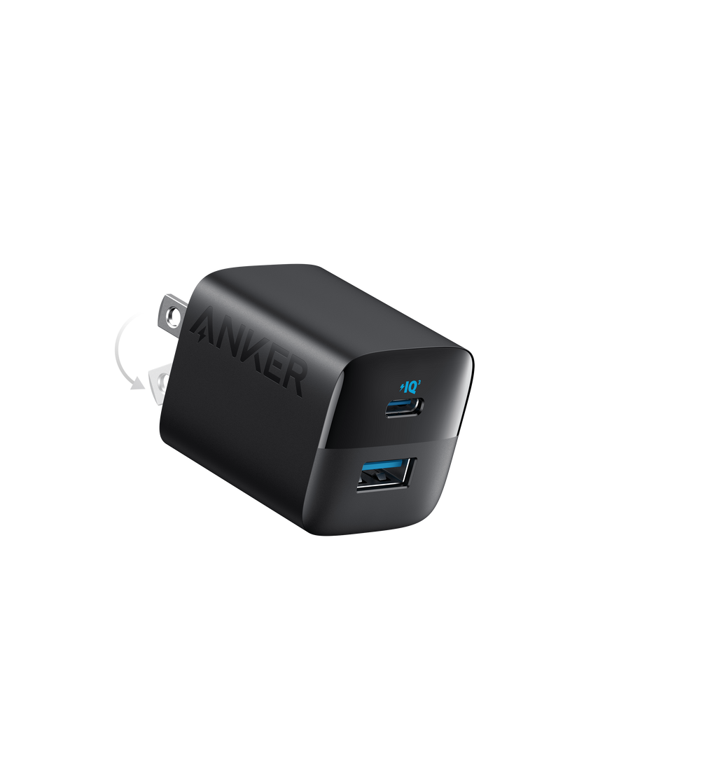 Anker 323 Charger 33W - Compact Two-Port USB-C Power Delivery Charger For Fast Simultaneous Charging by Anker