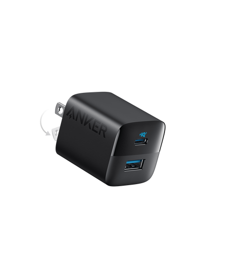 Anker 323 Charger 33W - Compact Two-Port USB-C Power Delivery Charger For Fast Simultaneous Charging by Anker