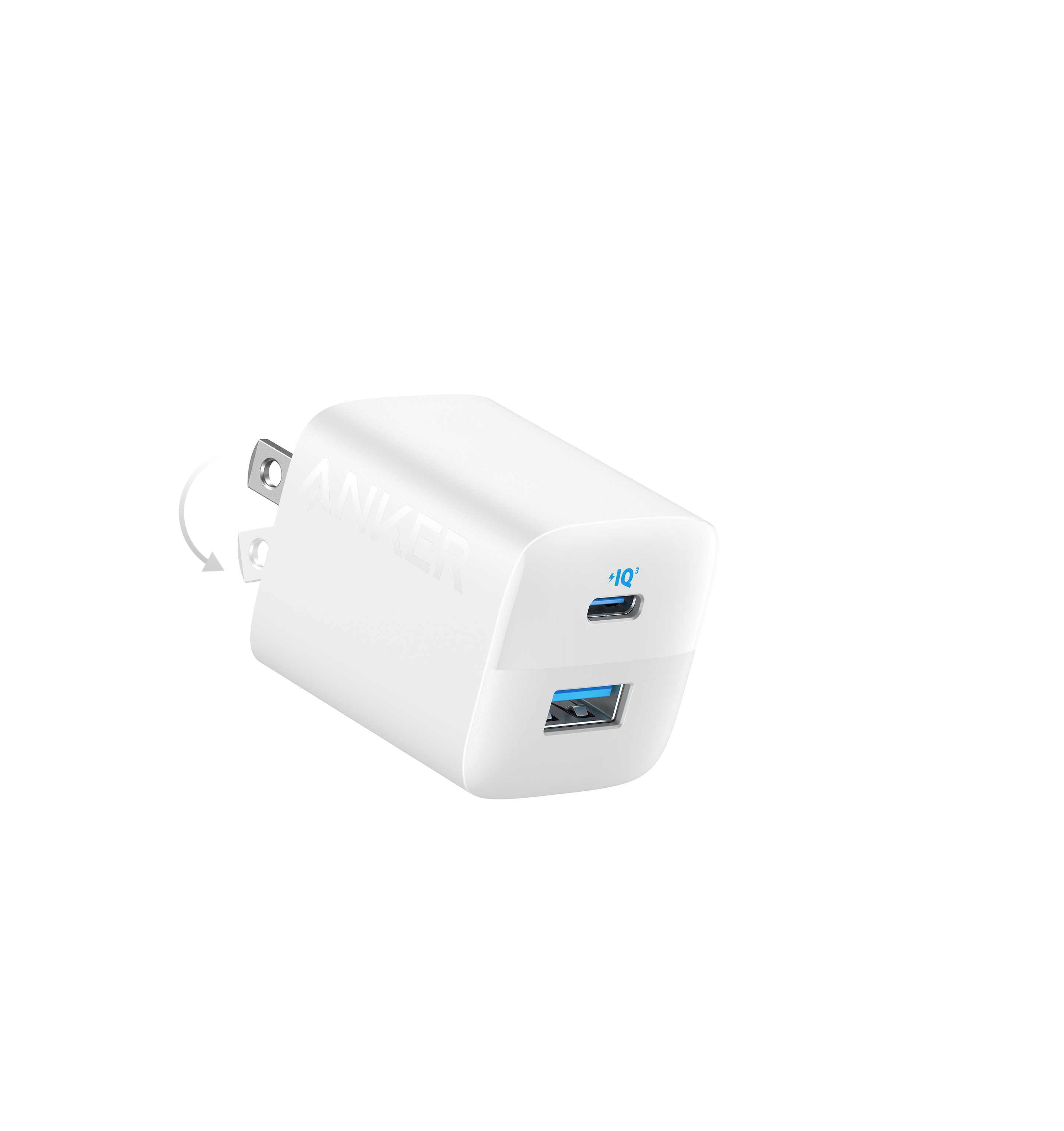 Anker 323 Charger 33W - Compact Two-Port USB-C Power Delivery Charger For Fast Simultaneous Charging by Anker