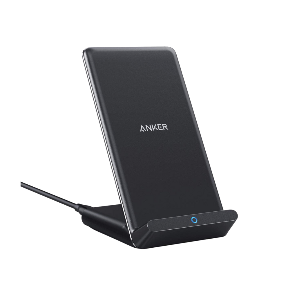 Anker 313 Wireless Charger Stand - Fast Galaxy Charging and Quick iPhone Charging on a Compact Desk Dock by Anker